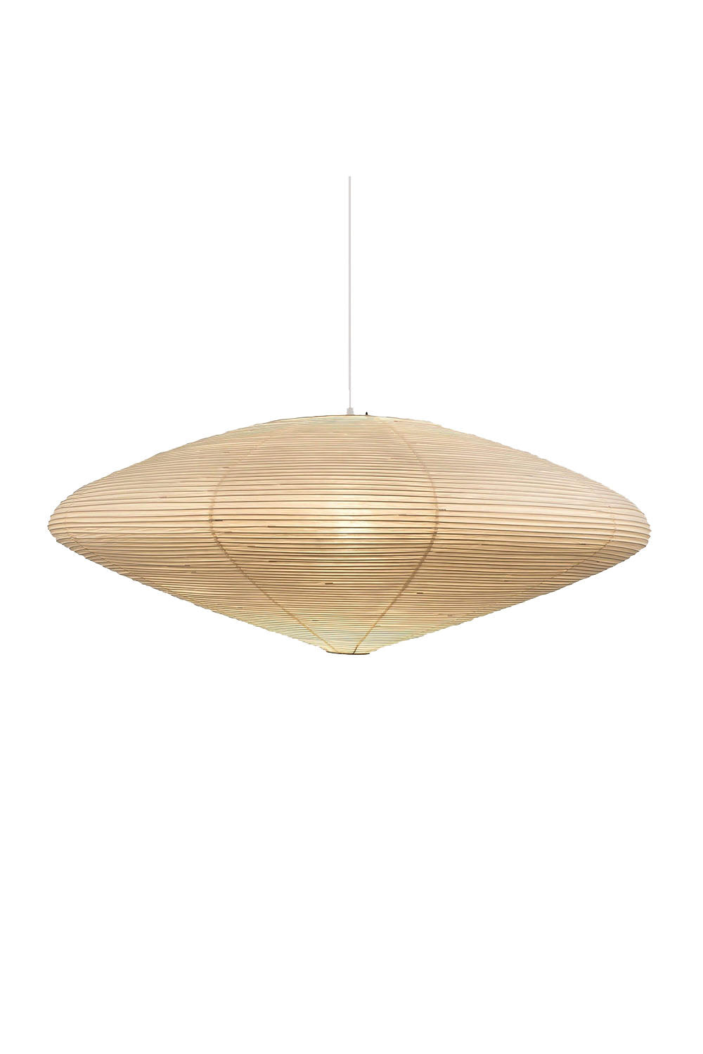 Washi Paper Oval Pendant Light