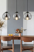 Semi Globe Electroplated Glass Pendant Lamp