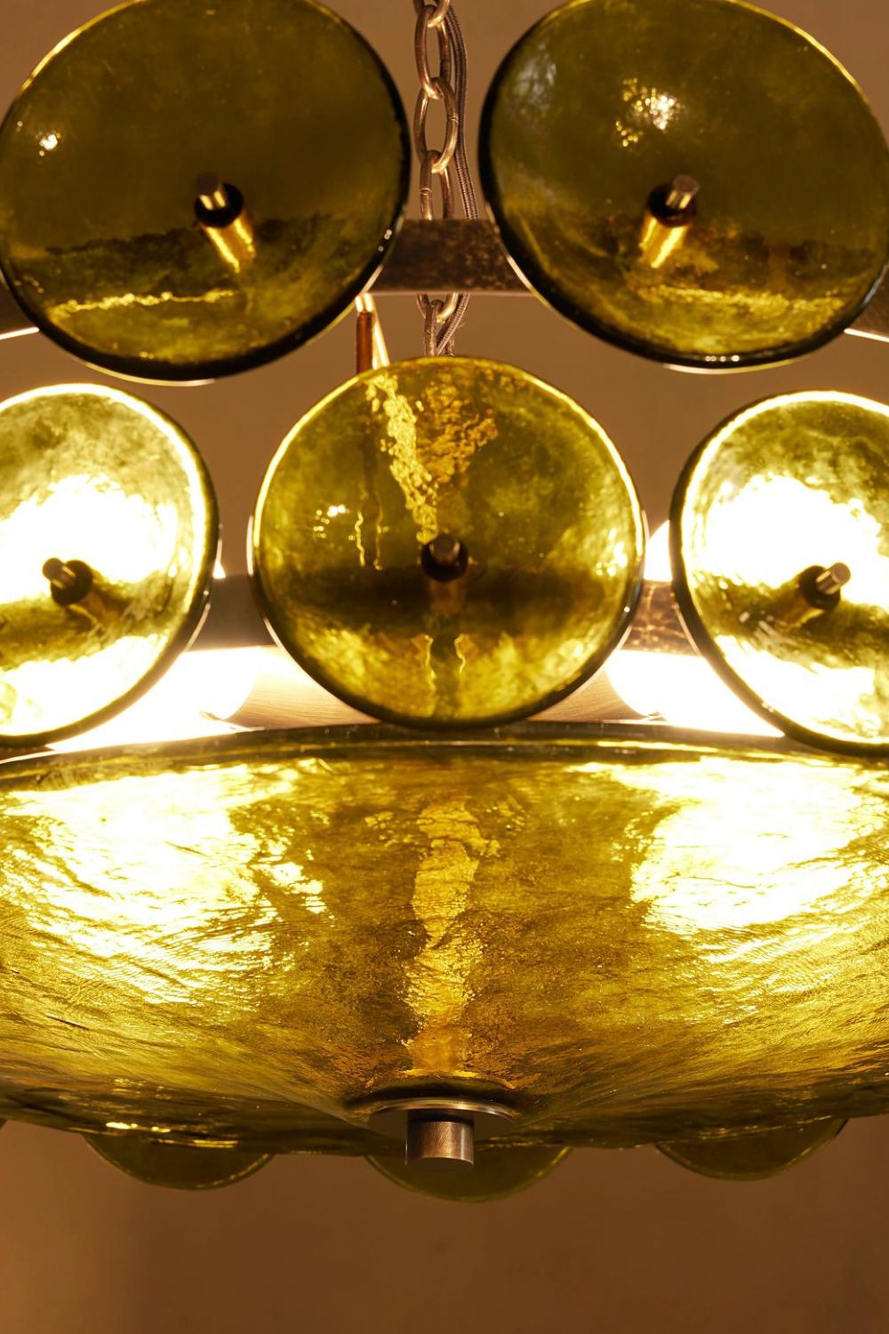 Italian Art glass Lorenzo chandelier