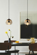 Semi Globe Electroplated Glass Pendant Lamp