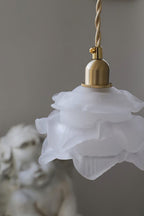 1970 Retro Bloom Glass Pendant Light