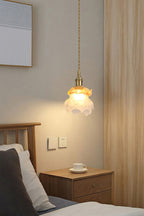 1970 Retro Bloom Glass Pendant Light