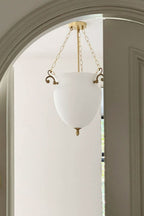 French Retro Glass Bud Chandelier