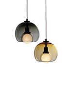 Semi Globe Electroplated Glass Pendant Lamp