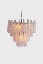 Art glass chandelier