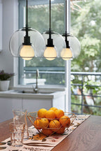 Semi Globe Electroplated Glass Pendant Lamp