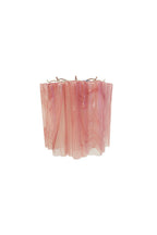Pink Art Glass Tube Wall lamp