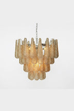 Art glass chandelier