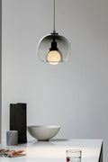 Semi Globe Electroplated Glass Pendant Lamp