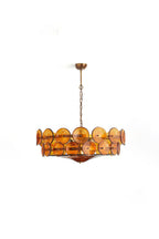 Italian Art glass Lorenzo chandelier