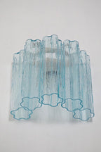Blue Art Glass Tube Wall lamp