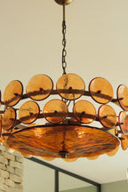 Italian Art glass Lorenzo chandelier