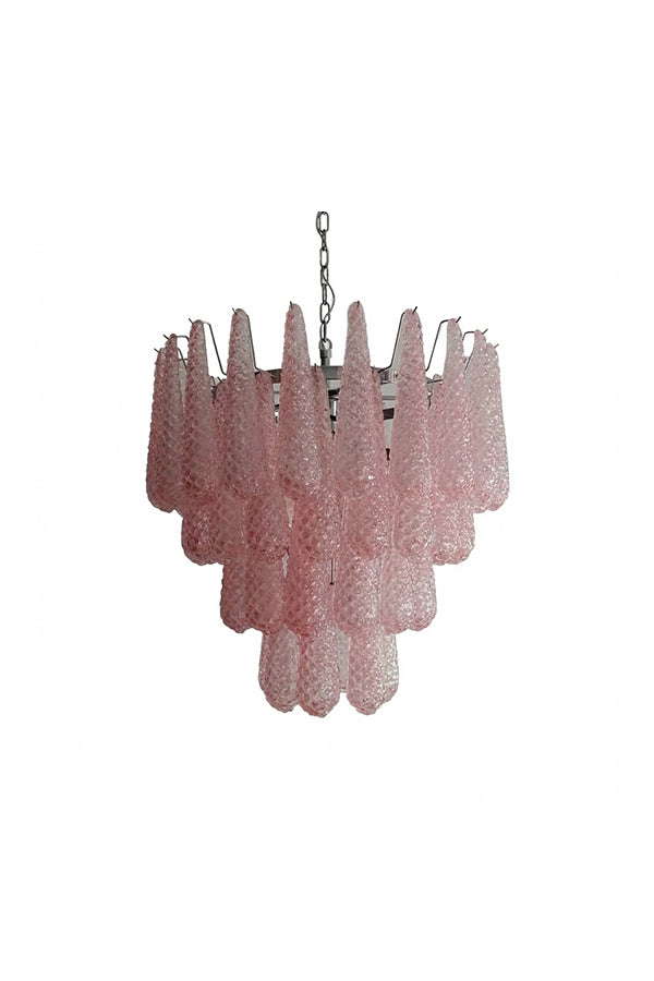 Art glass chandelier