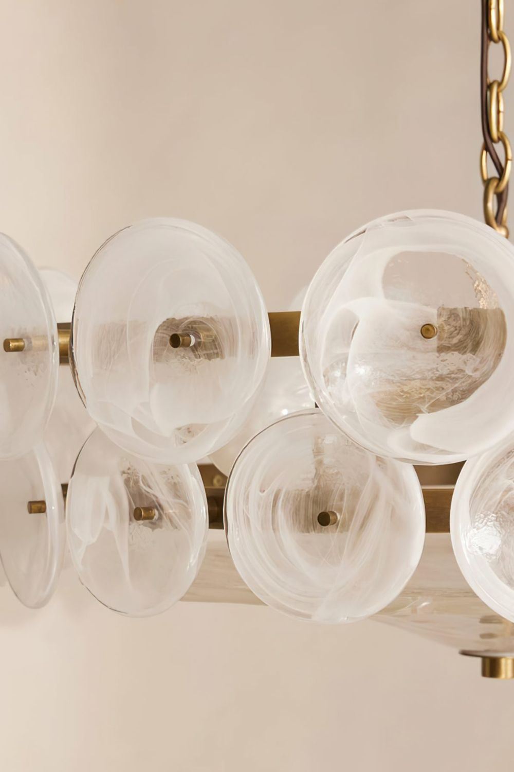 Italian Art glass Lorenzo chandelier