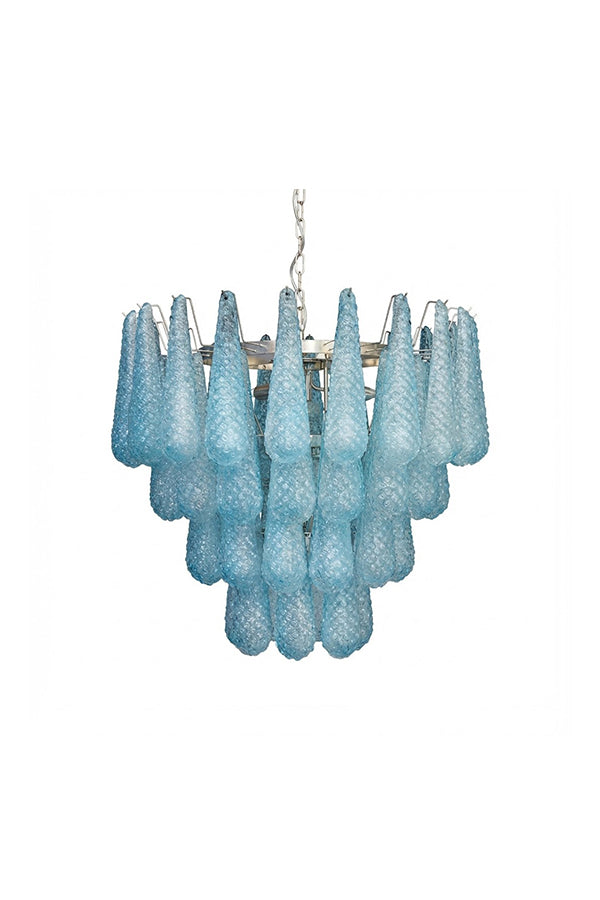 Art glass chandelier