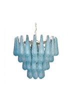 Art glass chandelier