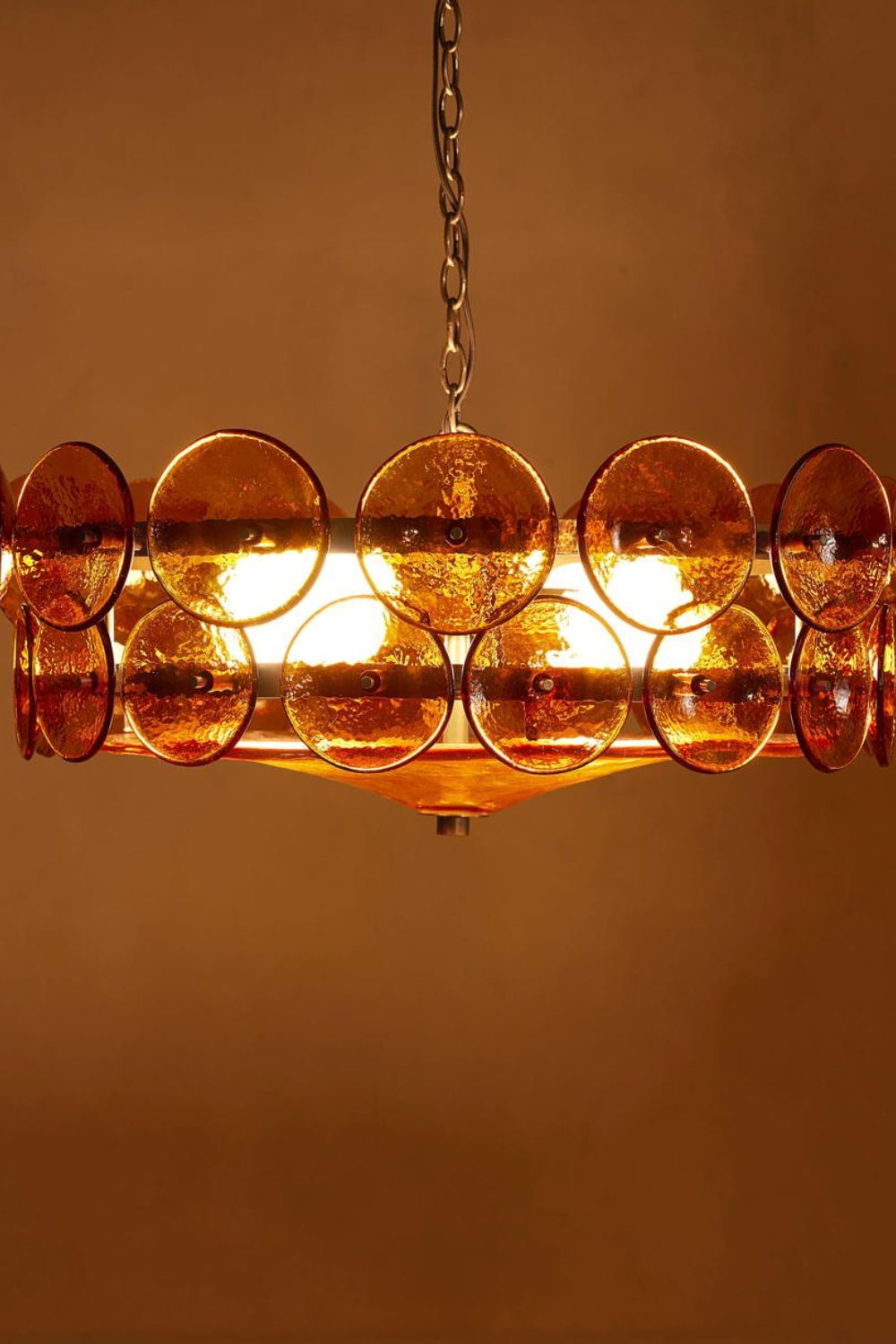Italian Art glass Lorenzo chandelier