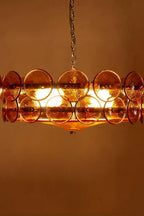 Italian Art glass Lorenzo chandelier