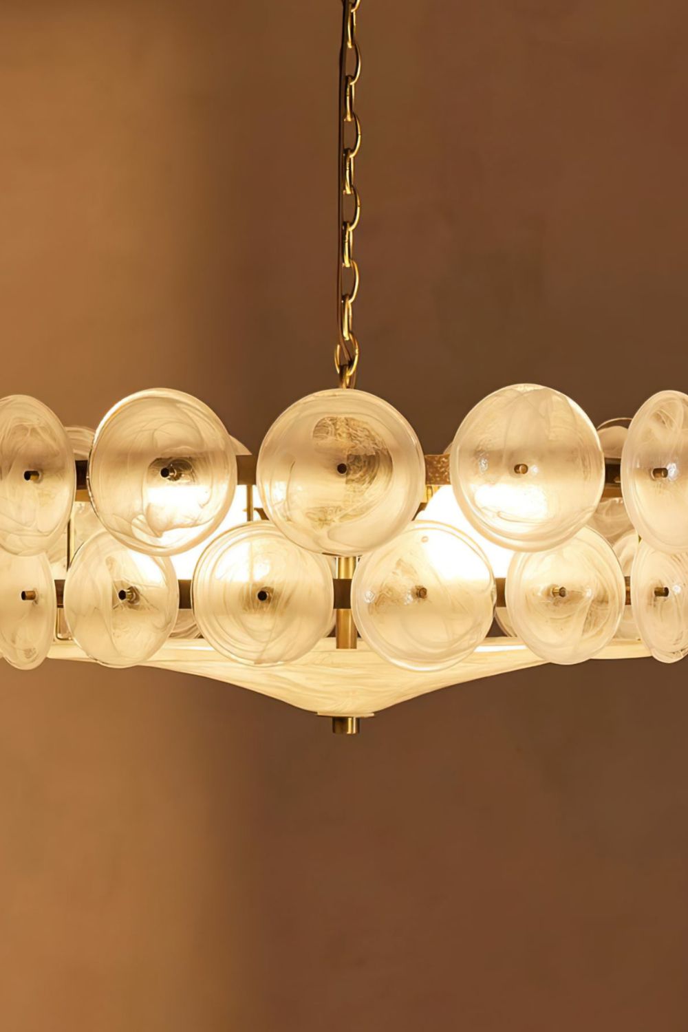 Italian Art glass Lorenzo chandelier