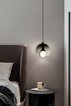 Semi Globe Electroplated Glass Pendant Lamp