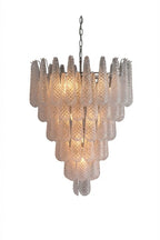 Art glass chandelier