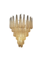 Art glass chandelier