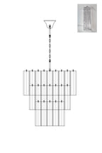 Art Glass Tronchi Chandelier