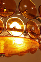 Italian Art glass Lorenzo chandelier