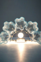 Blue Art Glass Tube Wall lamp