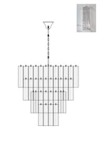 Art Glass Tronchi Chandelier