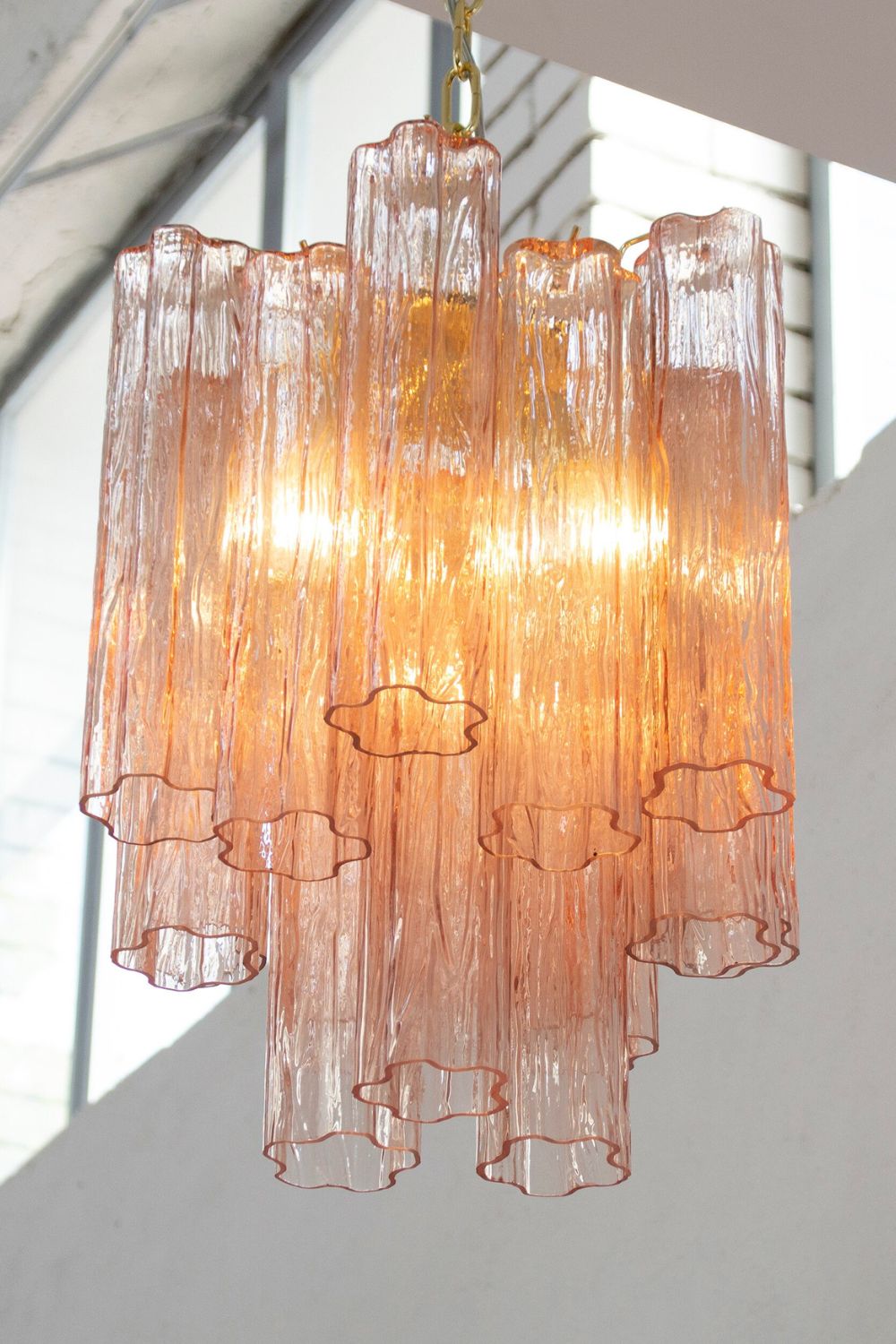 Classic Italian Art Rose Chandelier