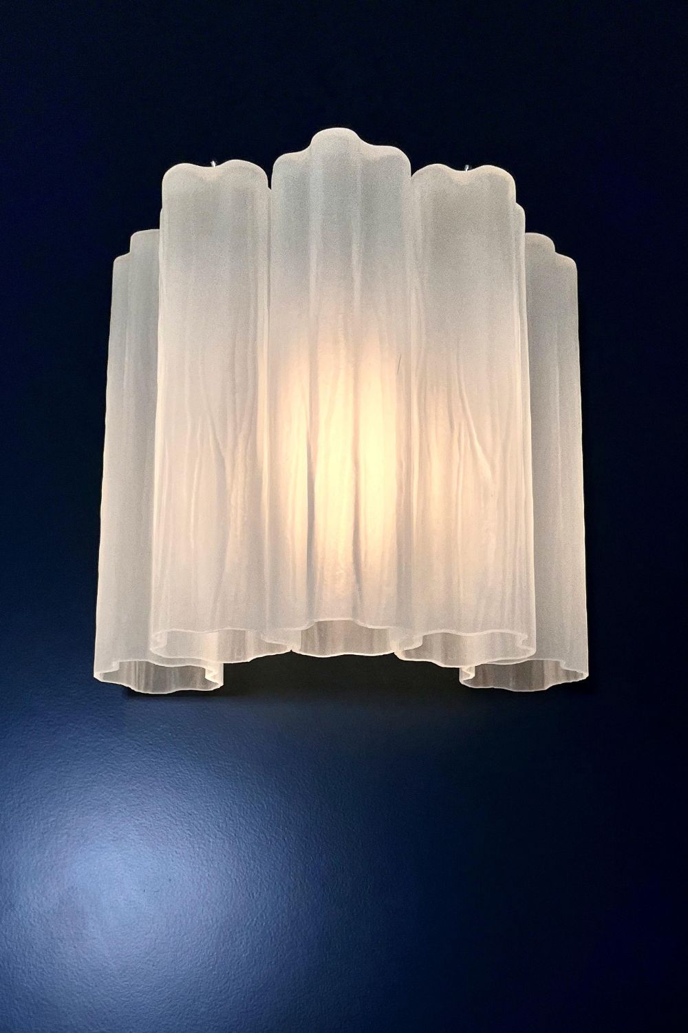 Frosted white Art glass tube wall Lamp