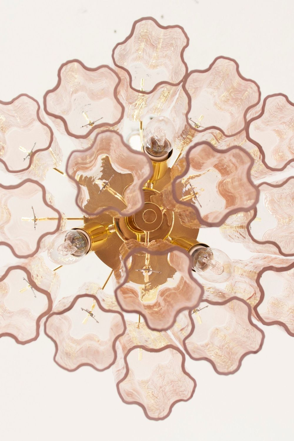 Classic Italian Art Rose Chandelier