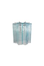 Blue Art Glass Tube Wall lamp