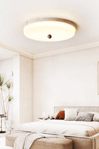 Aeon Travertine Globe Ceiling Light