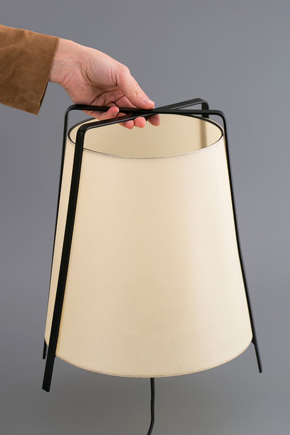 Washi Paper cylinder Table Lamp