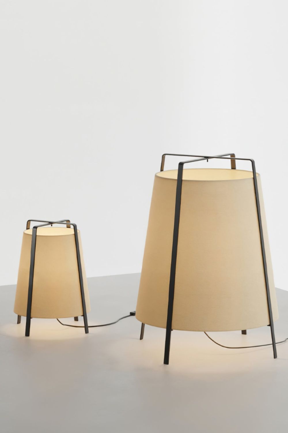 Washi Paper cylinder Table Lamp