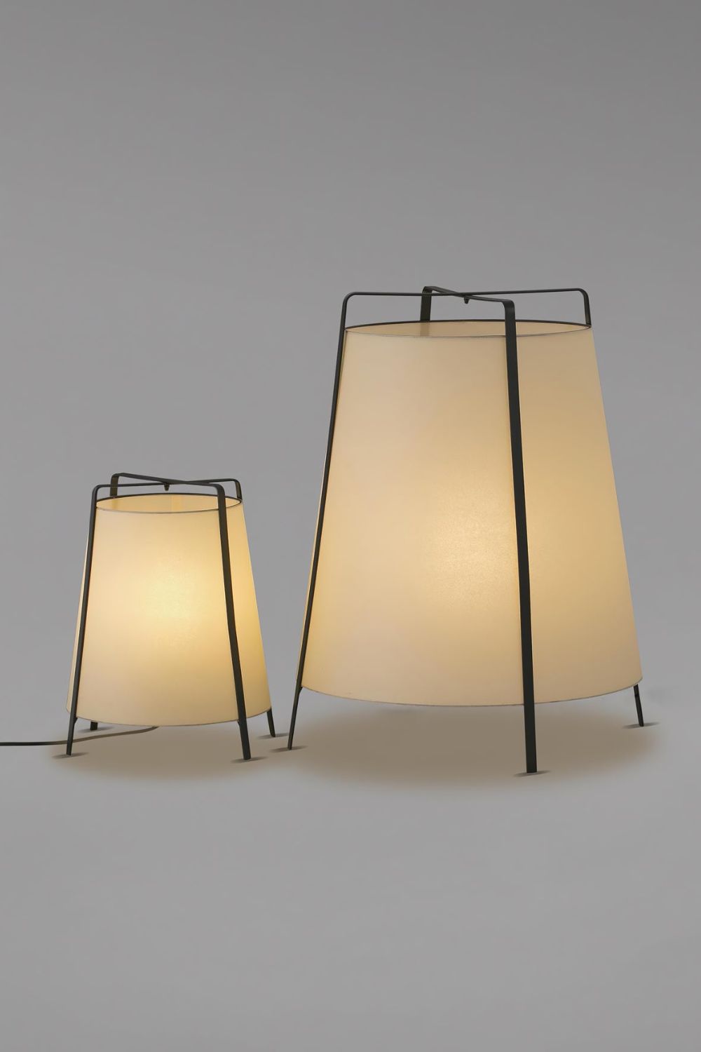 Washi Paper cylinder Table Lamp