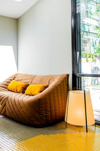 Washi Paper cylinder Table Lamp