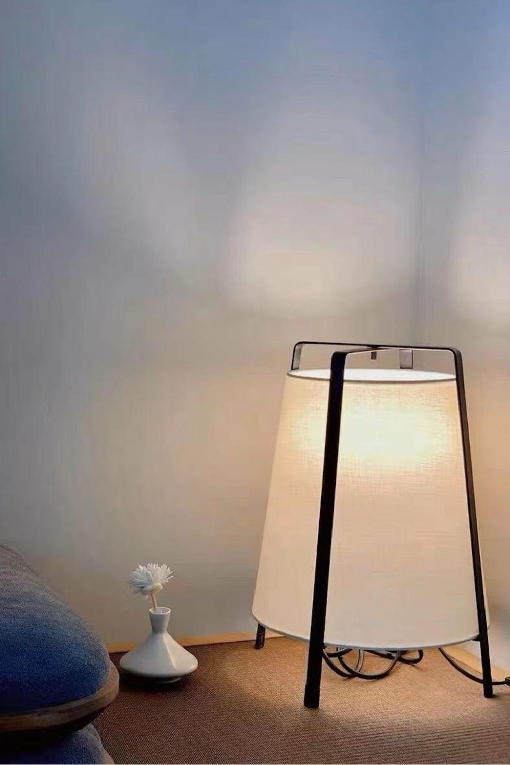 Washi Paper cylinder Table Lamp