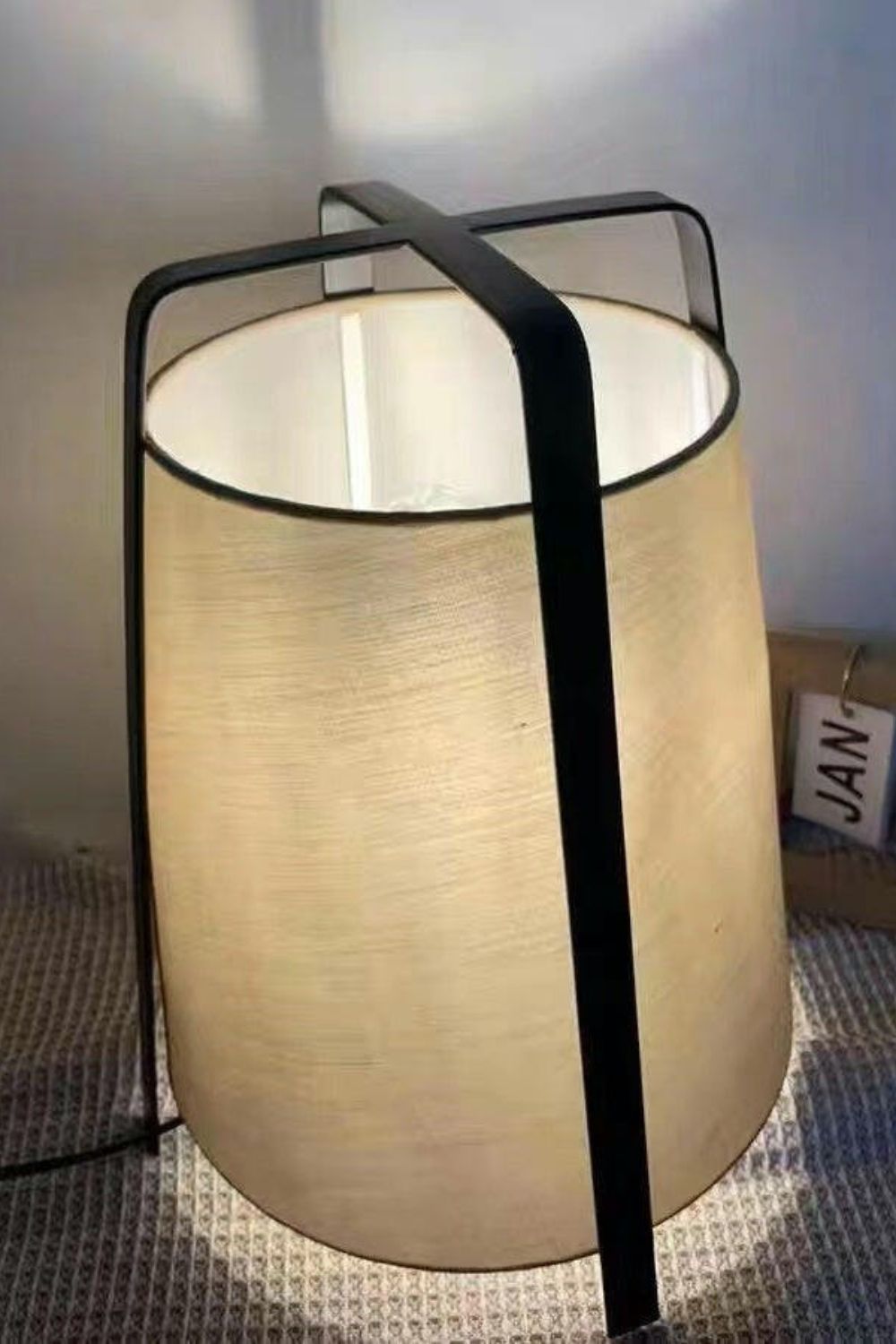 Washi Paper cylinder Table Lamp
