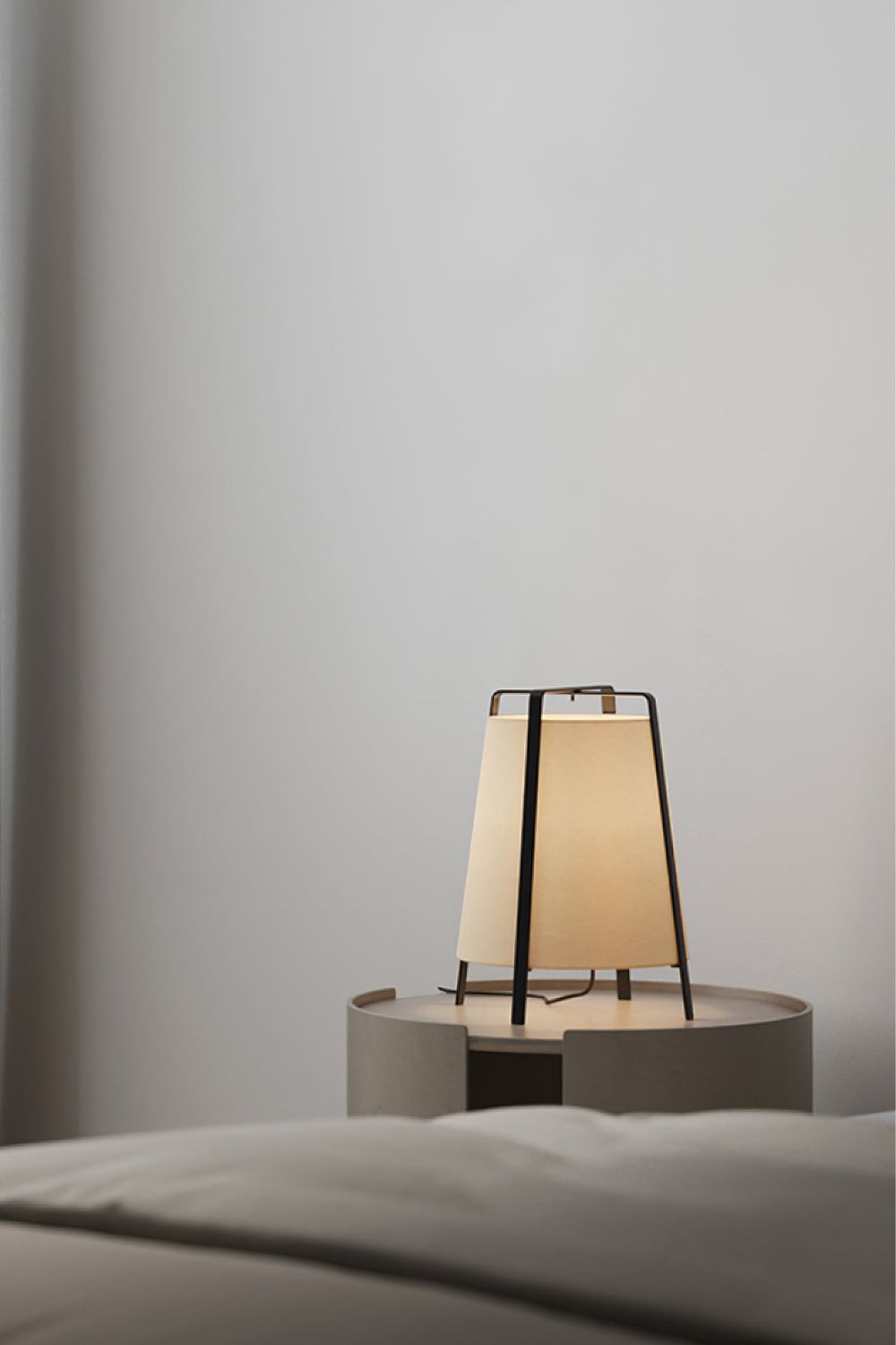 Washi Paper cylinder Table Lamp