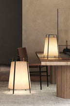 Washi Paper cylinder Table Lamp