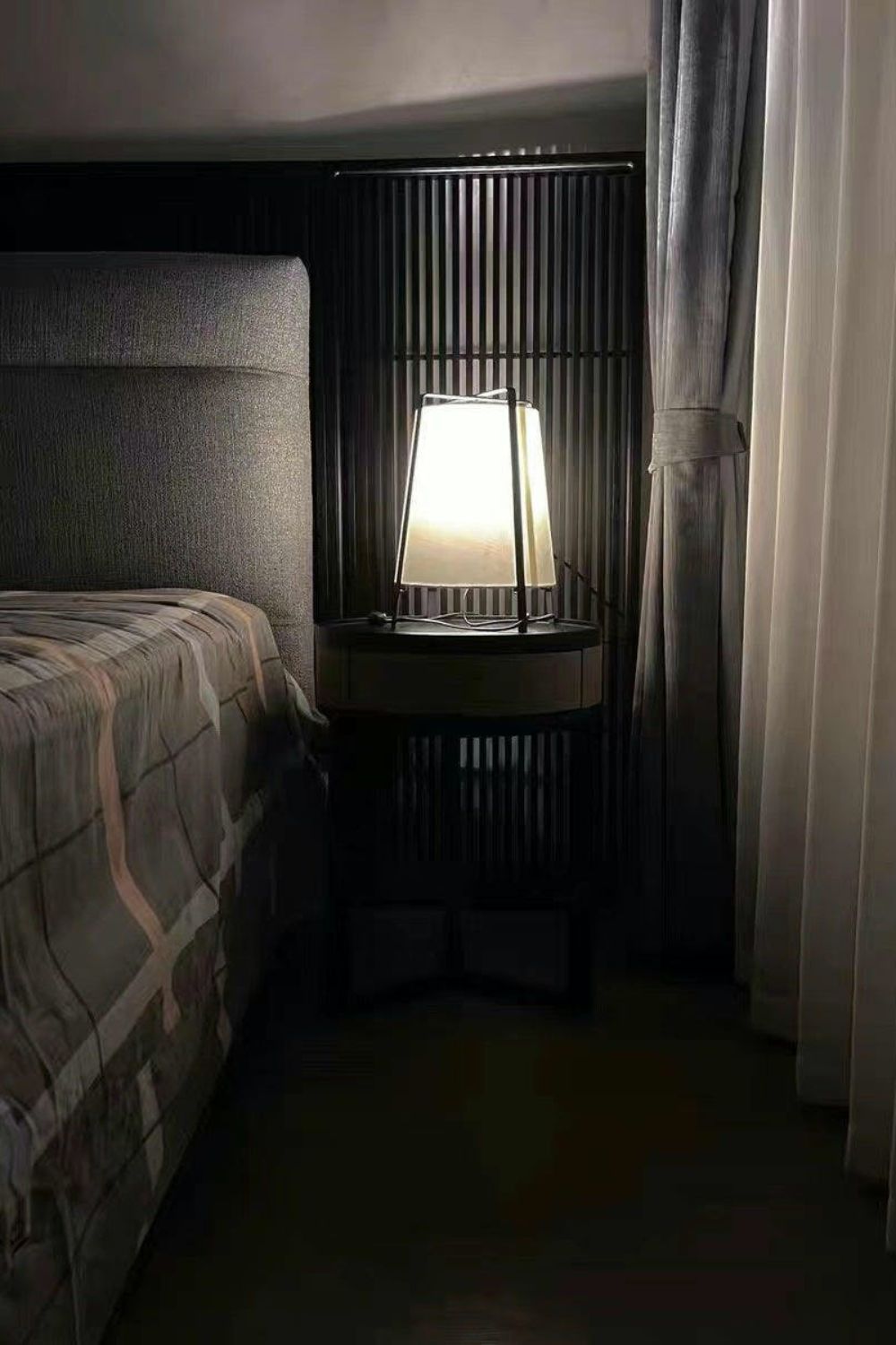 Washi Paper cylinder Table Lamp