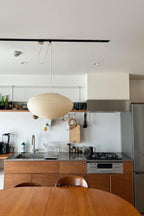 Washi Paper Oval Pendant Light
