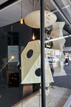 Washi Paper Oval Pendant Light