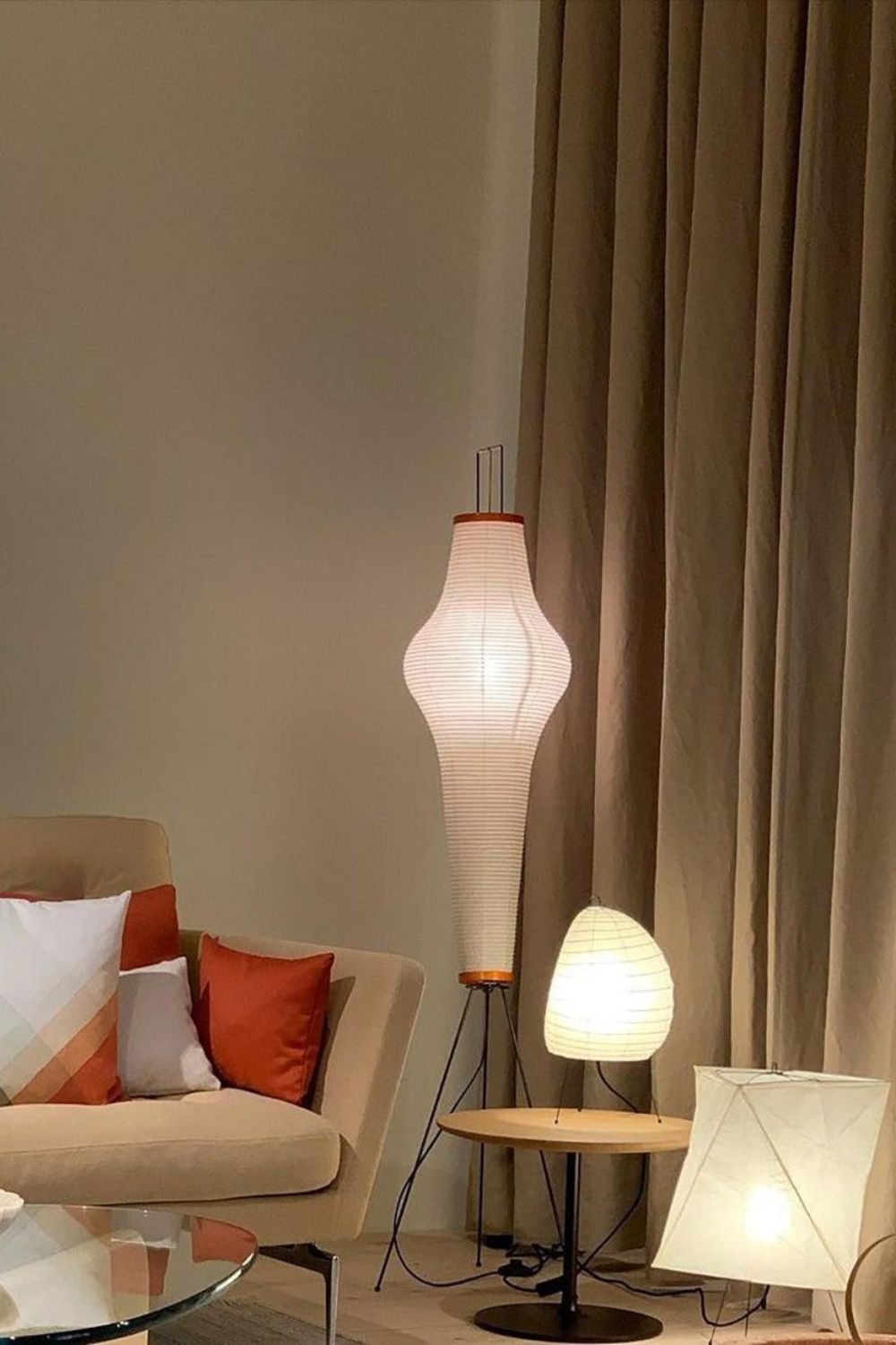 Washi Paper Series Floor Lamp