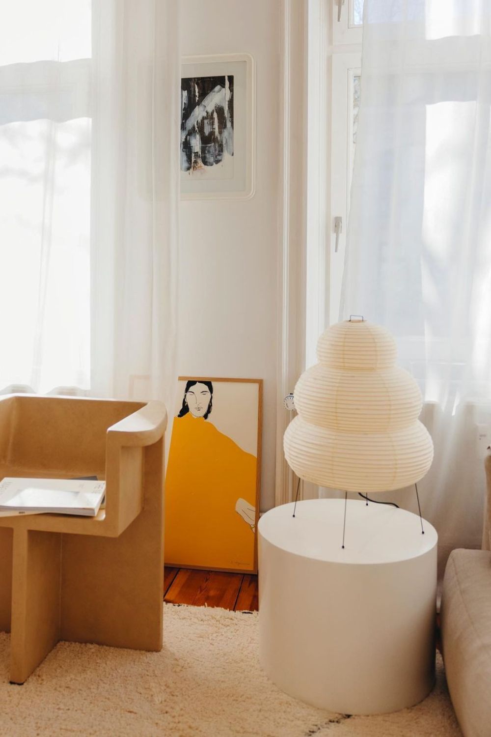 Washi Paper 25N Table Lamp