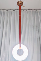 Alabaster round Pendant Light