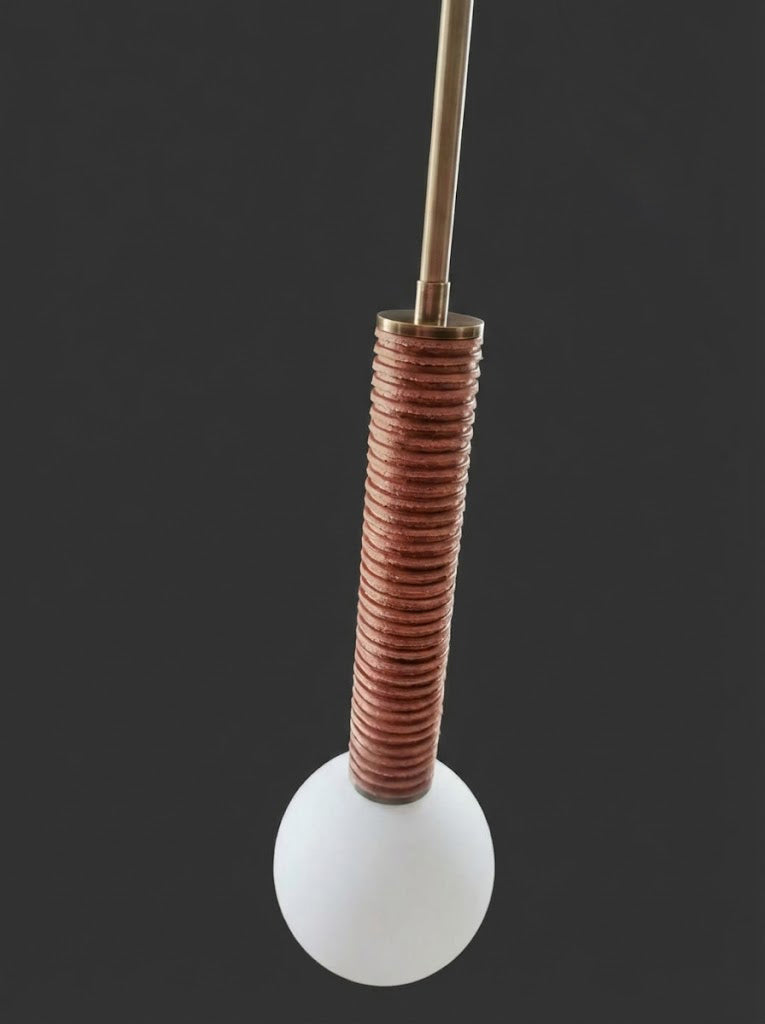 American leather Pendant Light
